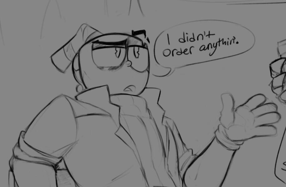 Half Body Sketch